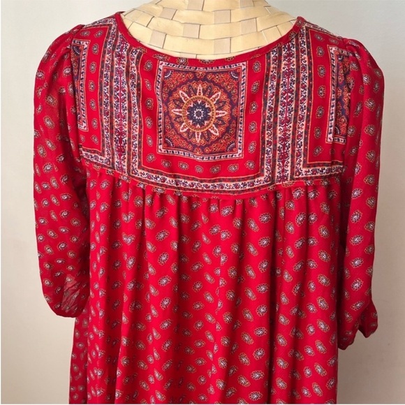 Free People Penny Lane Boho Mini Dress - Picture 9 of 9